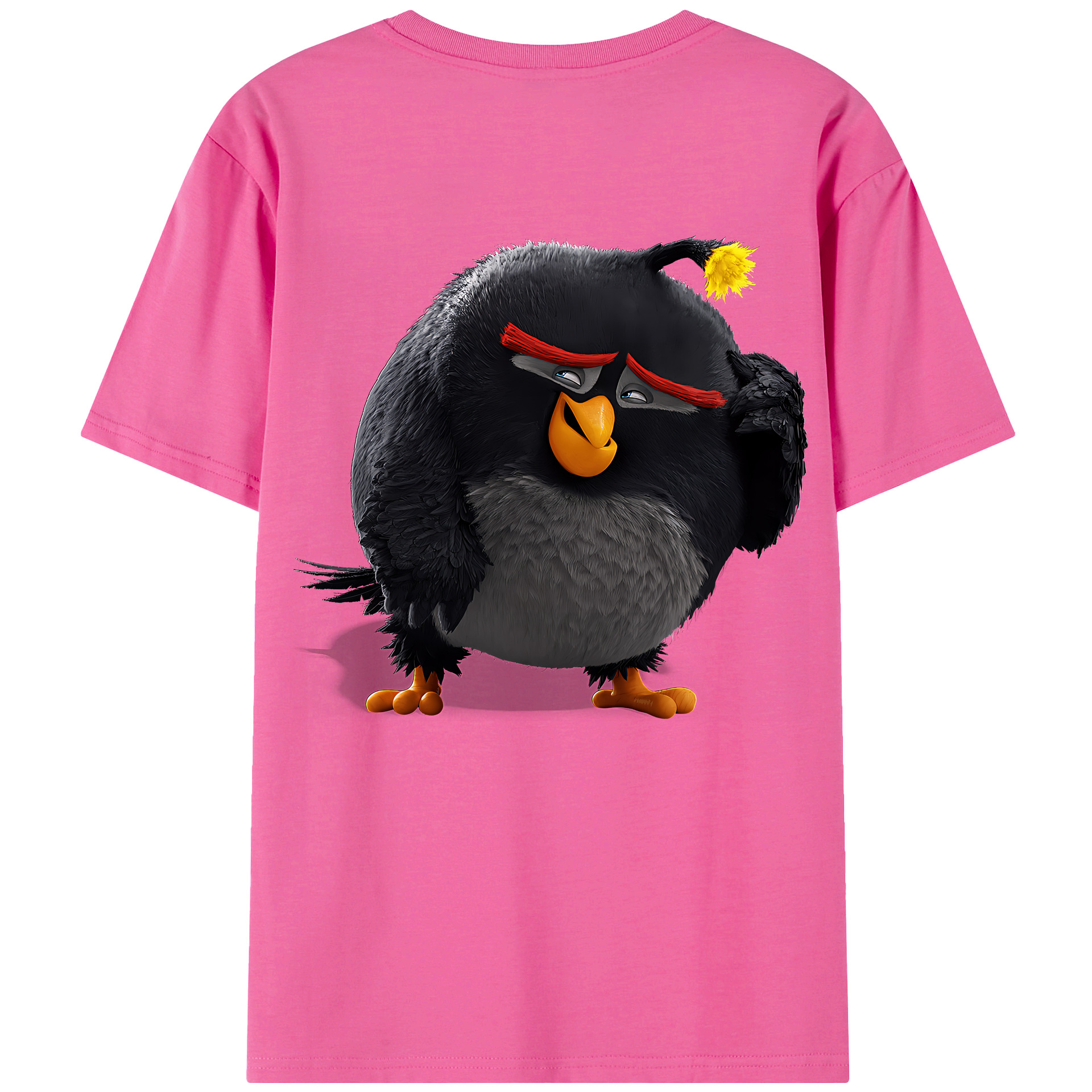 （画像用） Angry Birds アングリーバード レディース半袖Tシャツ(バックプリント)